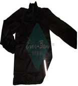 Black PVC waterproof motorcycle jacket-black pvc raincoat-mens plastic raincoat